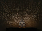 Modern Shadow Pattern Table Light
