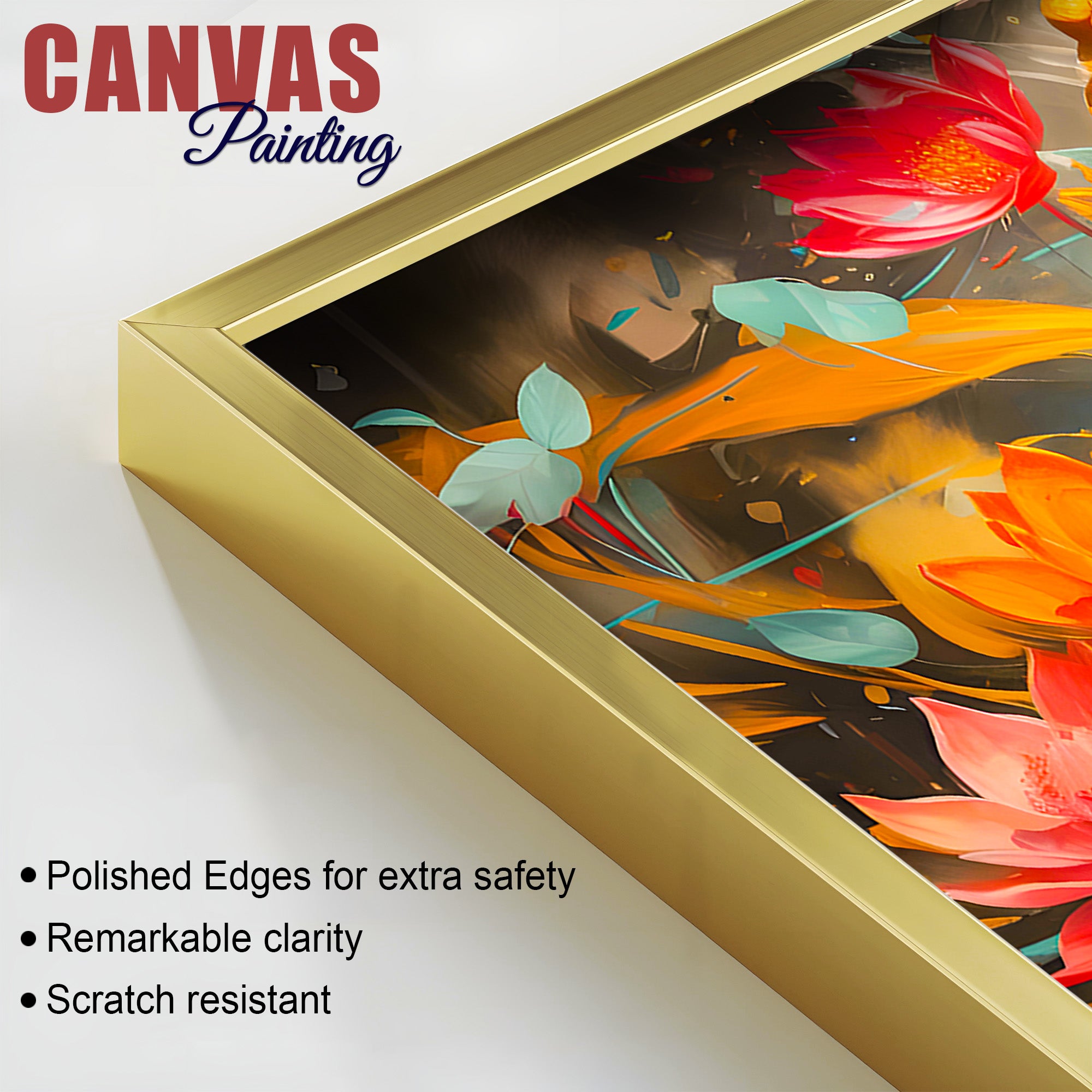 Modern Spiritual Buddha Canvas Painting for Wall Decor