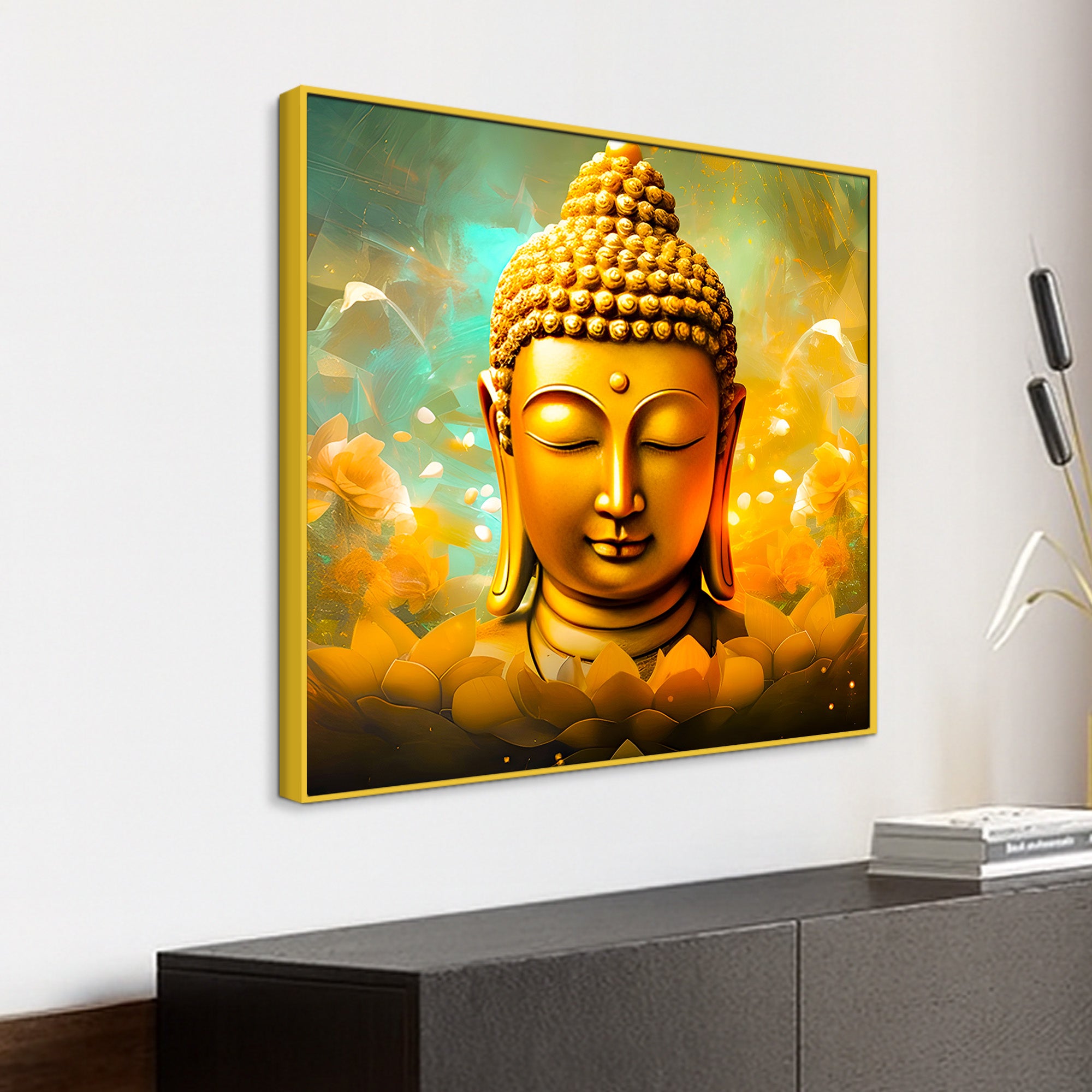 Modern Spiritual Buddha Canvas Wall Décor Painting