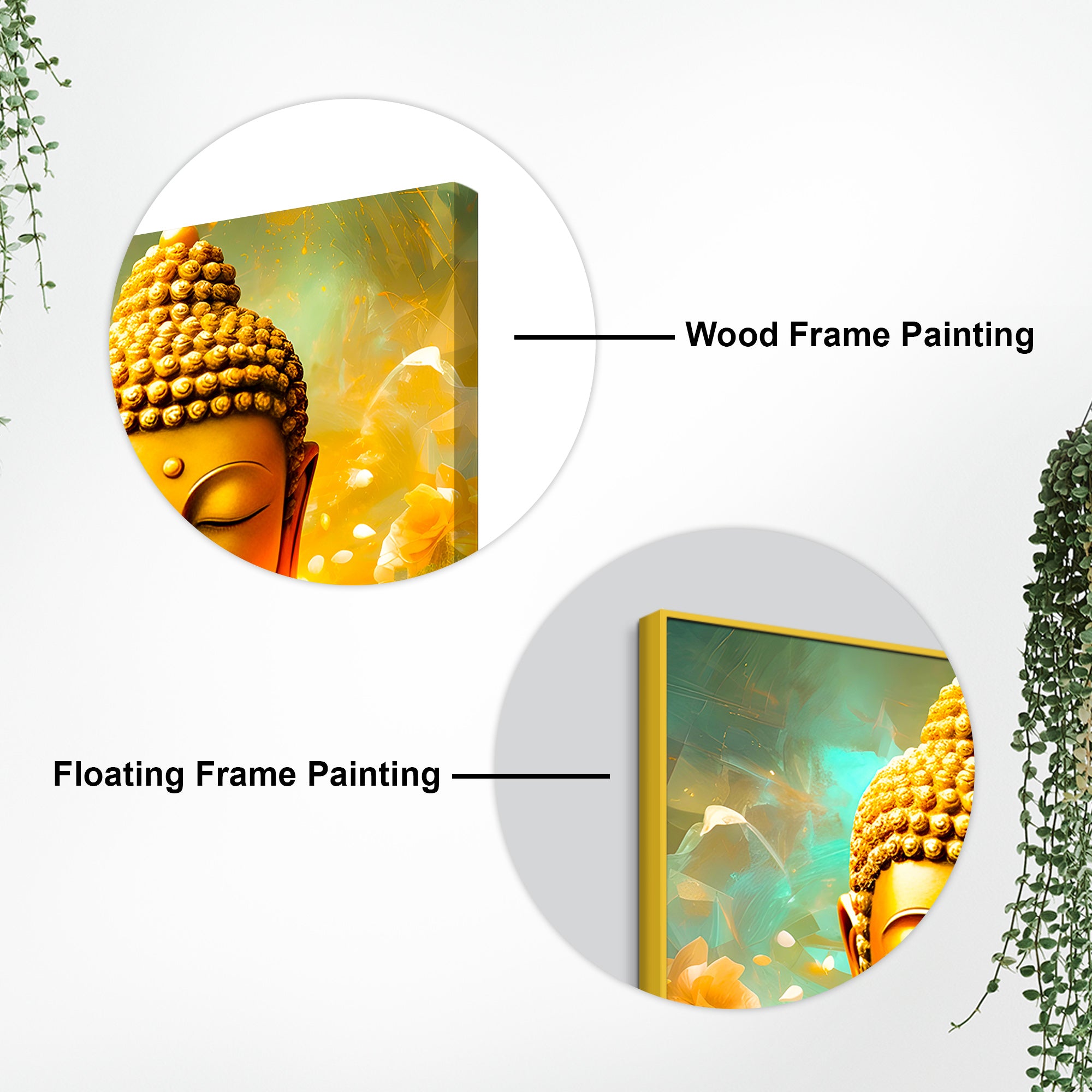 Modern Spiritual Buddha Canvas Wall Décor Painting