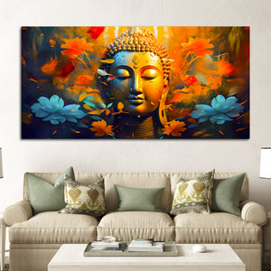 Modern Spiritual Buddha Wall Canvas Painting for Home Décor
