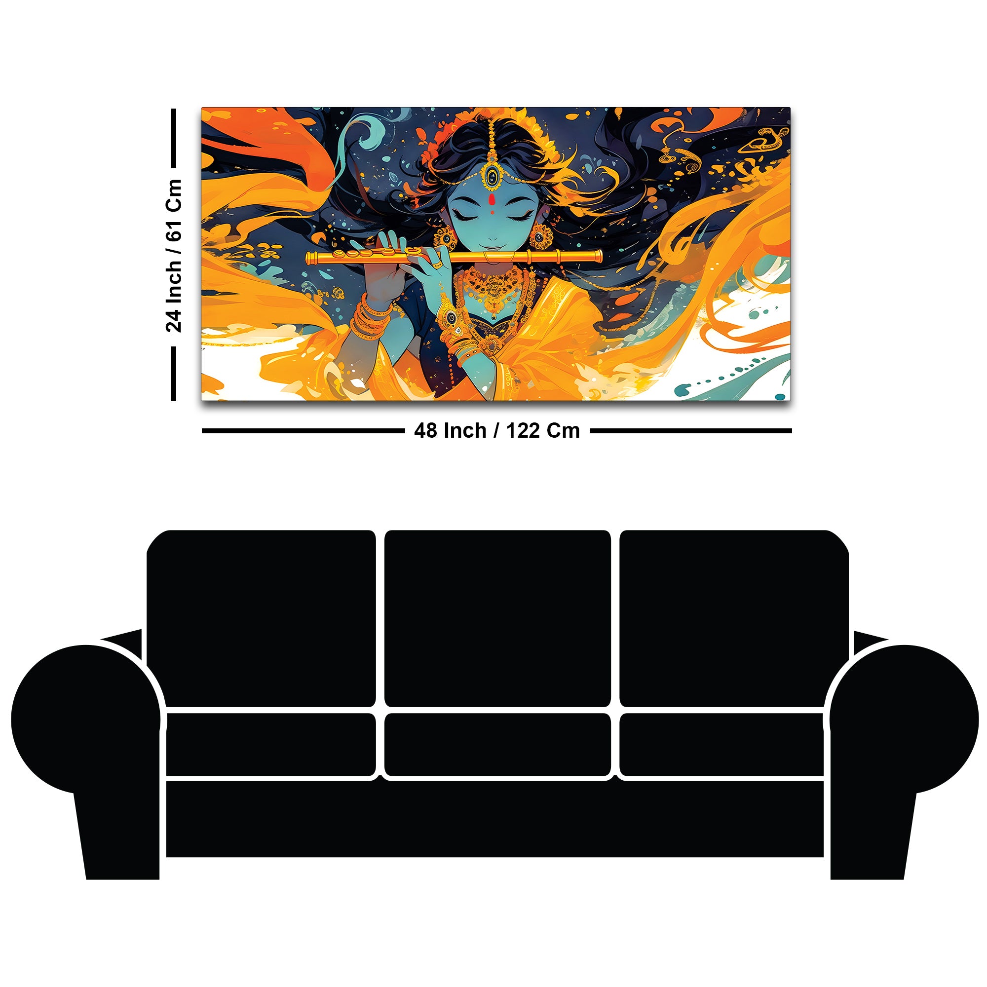 Modern Spiritual Canvas Wall Painting for Home Decor