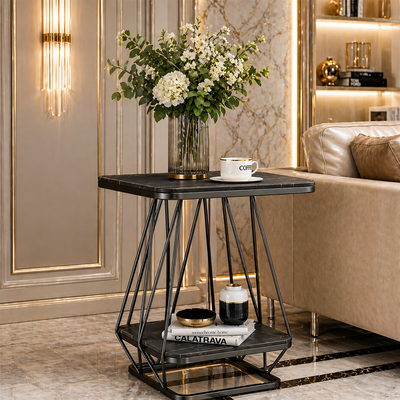 modern-square-shaped-creative-artistic-black-metal-finish