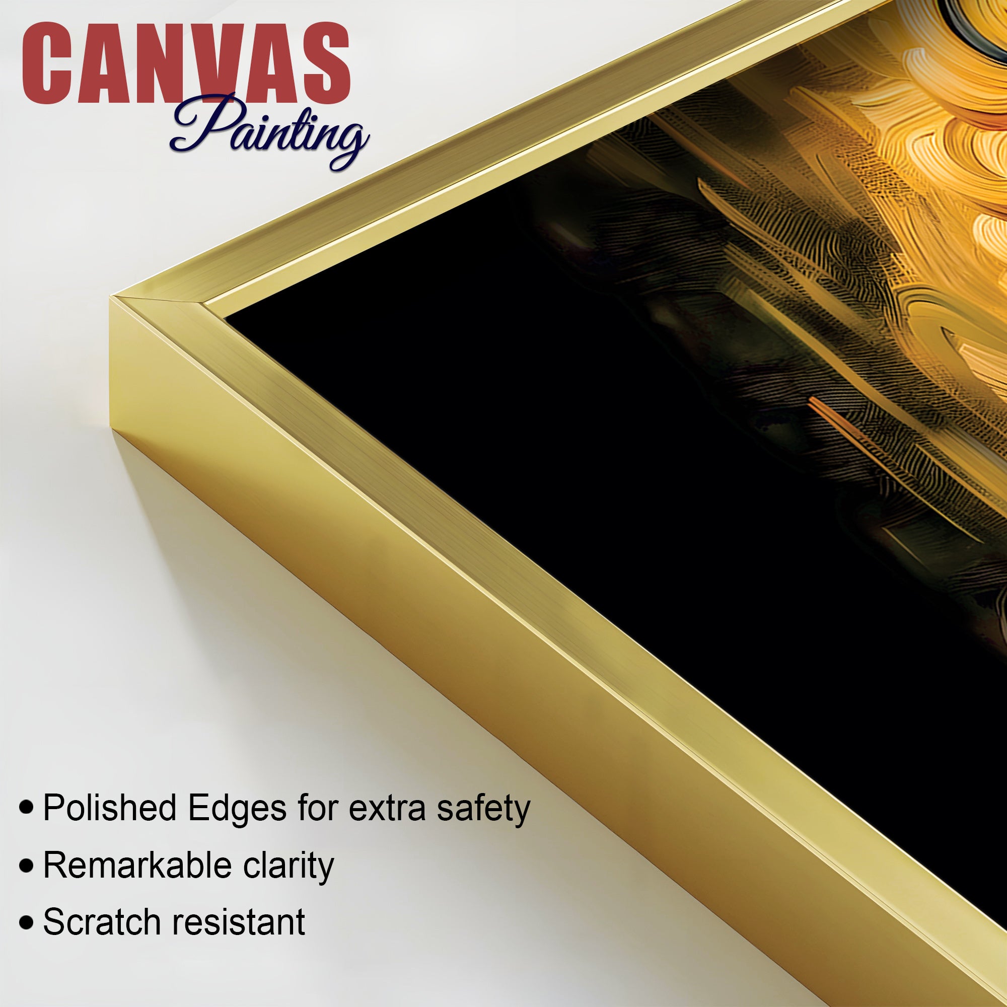 Modern Style Lord Krishna Canvas Painting for Elegant Home Décor