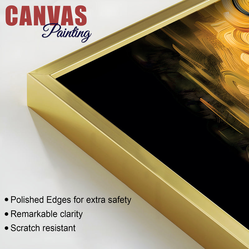 Modern Style Lord Krishna Canvas Painting for Elegant Home Décor