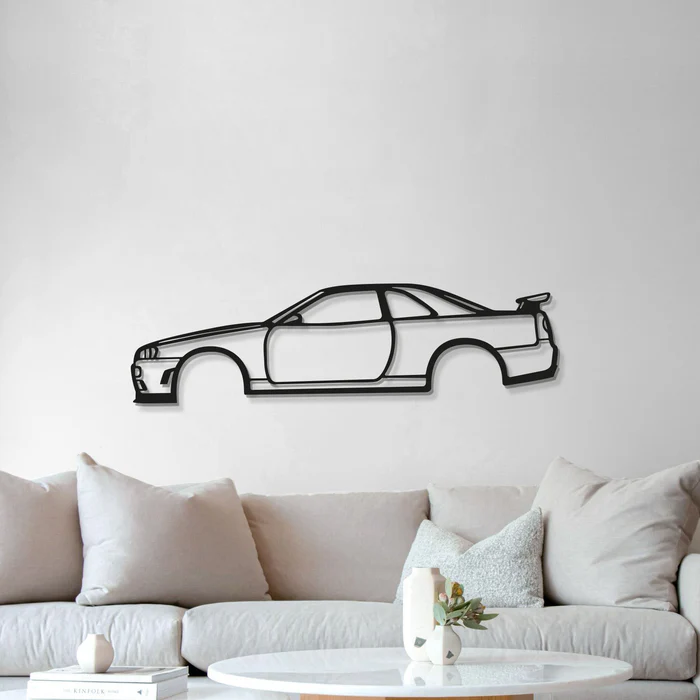 Modern Car Metal Wall Art for Living Room Decor