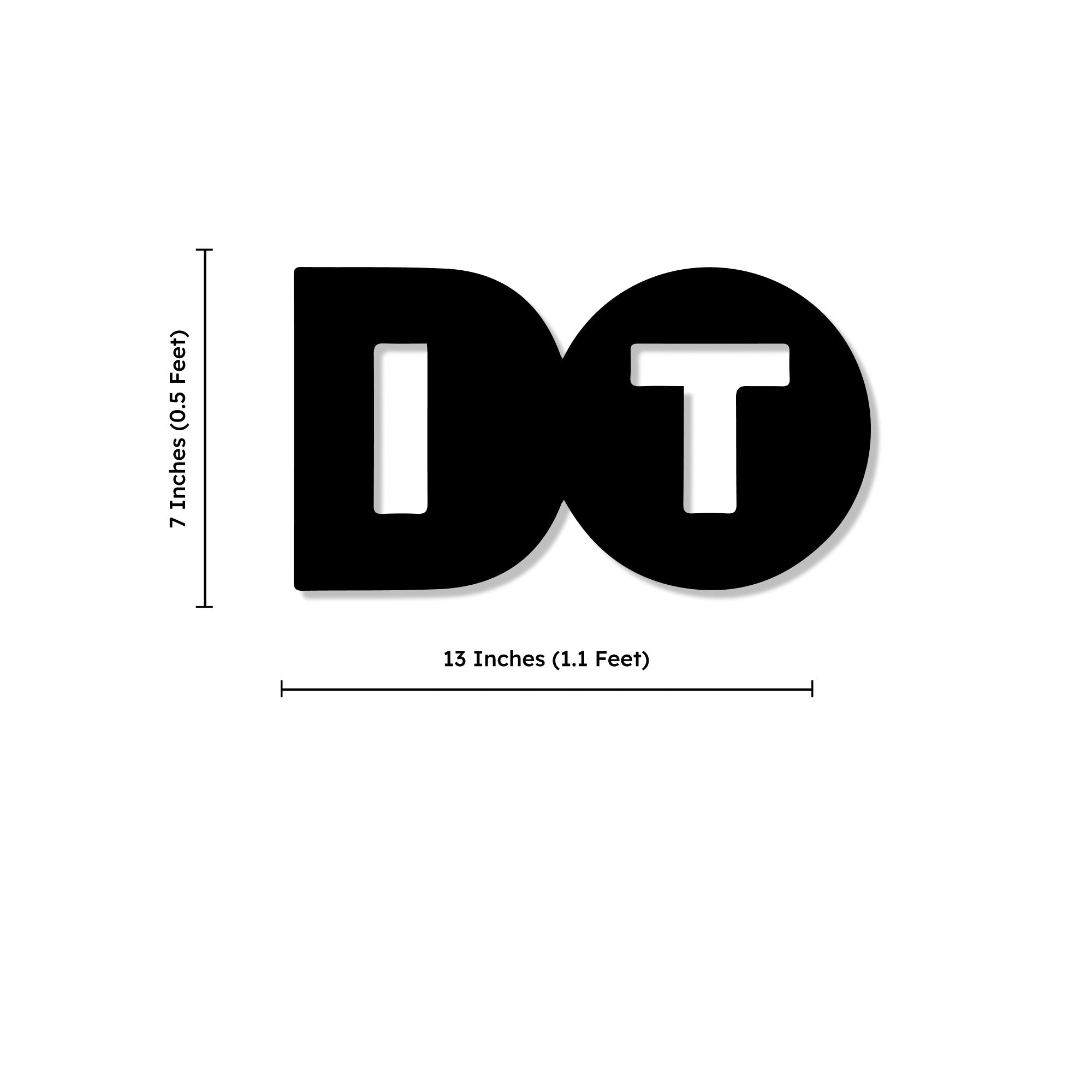 Modern Sytle Do It Text Word Art Metal Artwork Wall Decor