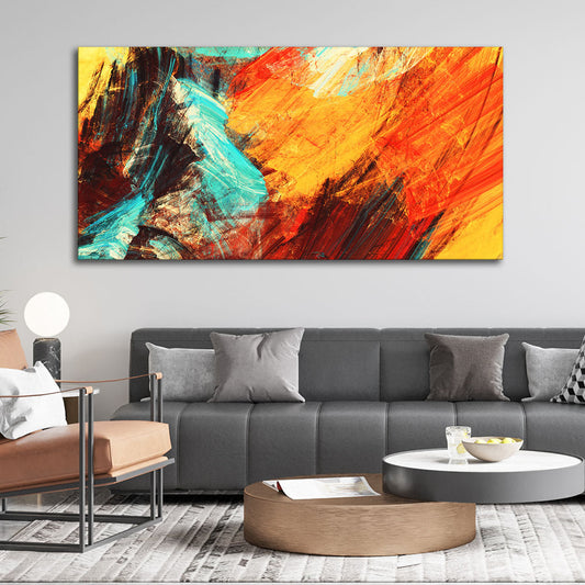 Modern Texture Colorful Abstract Canvas Wall Painting