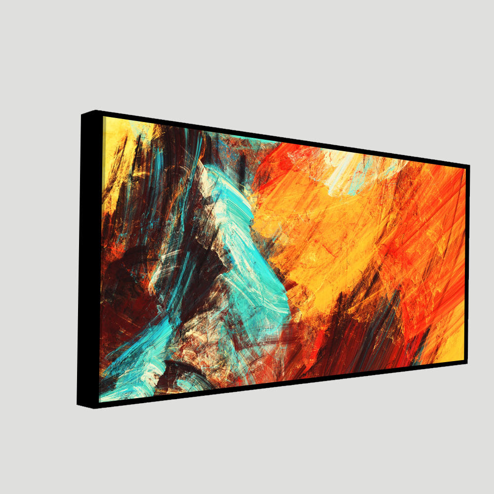 Modern Texture Colorful Abstract Canvas Wall Painting