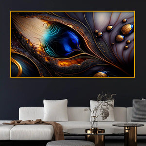 Modern Texture Crystal Glass Wall Painting for Home Décor