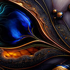 Modern Texture Crystal Glass Wall Painting for Home Décor