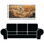 Modern Tree Abstract Texture Wall Art Canvas Painting for Home Decor