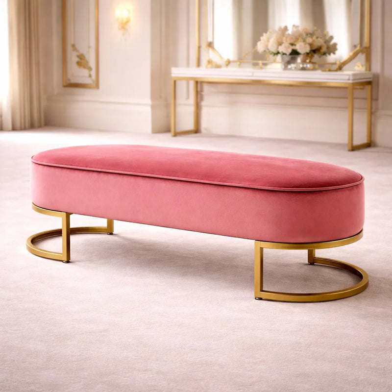 modern-velvet-seating-bench-in-blush-pink-gold-finish