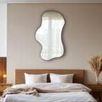Modern Wall Mirror | Irregular Shape Decorative Home Mirror