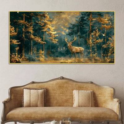 modern-wildlife-deer-canvas-painting-for-home-office