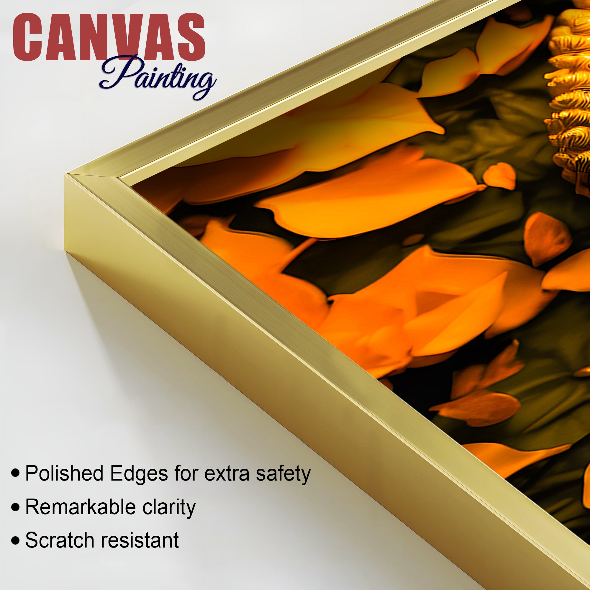 Modern Zen Buddha Canvas Painting for Home Interior