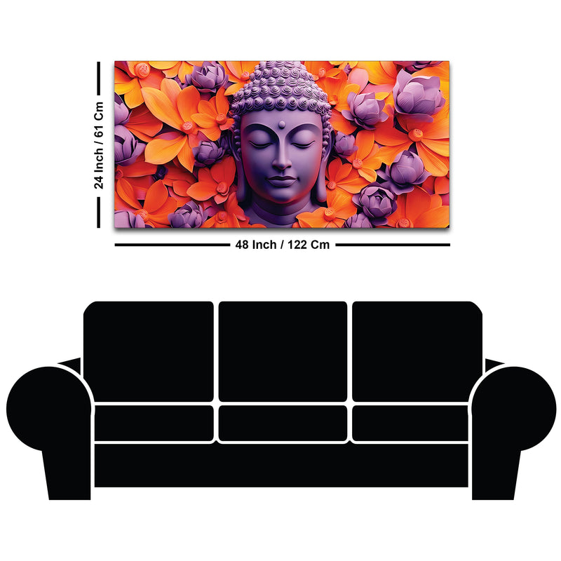Modern Zen Buddha Painting for Interiors