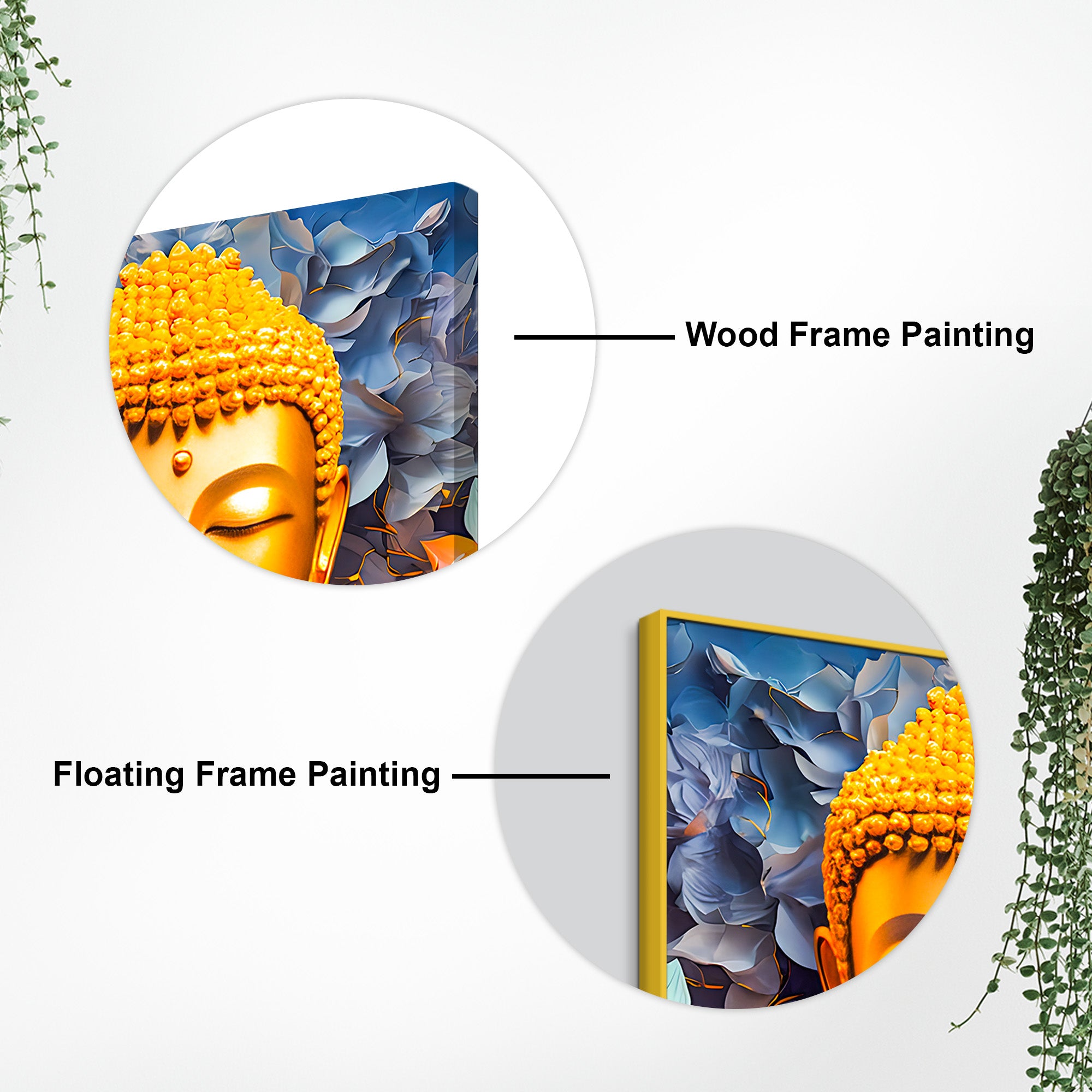 Modern Zen Buddha Wall Decor Painting for Living Room