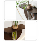 Modish Circular Glow LED Light Wall Panel with Planter for Home & Office Spaces