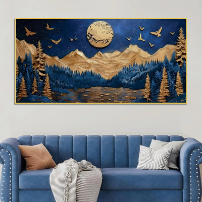 moon-mountain-abstract-canvas-wall-art-painting-for-home