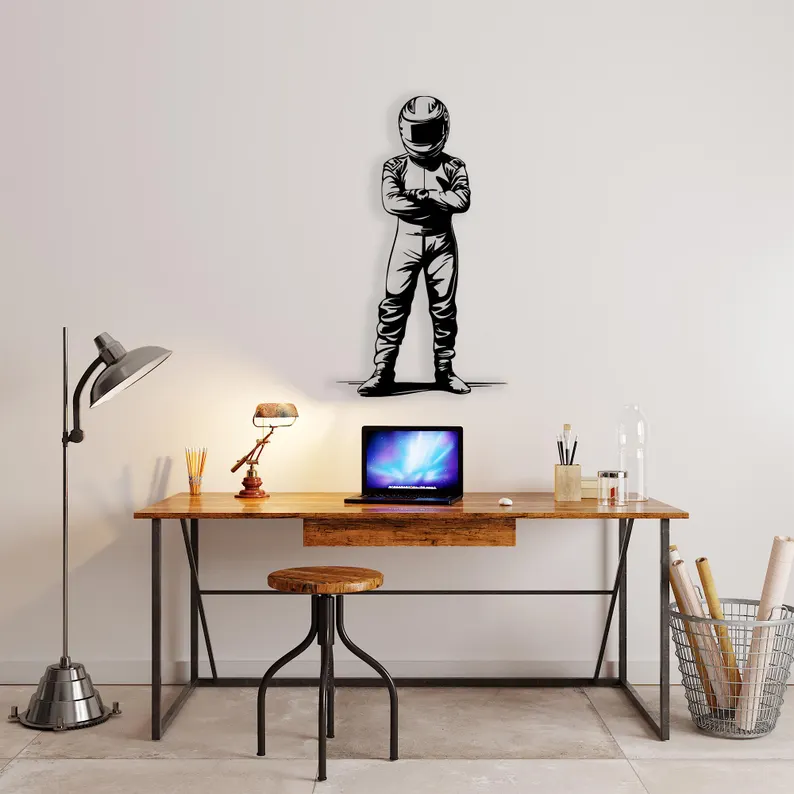 Motorsport Racing Driver Wall Art | Modern Sports Wall Decor