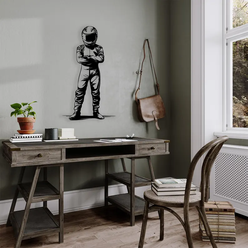 Motorsport Racing Driver Wall Art | Modern Sports Wall Decor