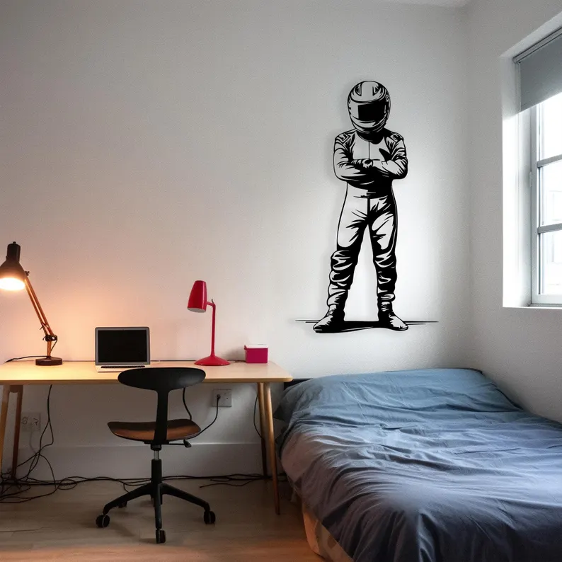 Motorsport Racing Driver Wall Art | Modern Sports Wall Decor