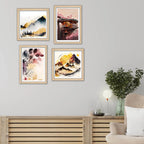 Mountain Inspired Wall Art Frame Set of 4