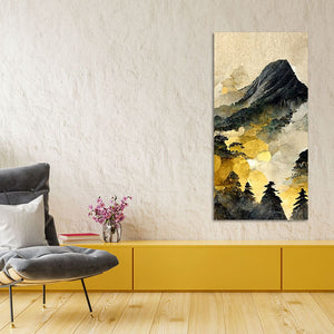 Mountain Scenery of Mount Fuji Canvas Wall Painting