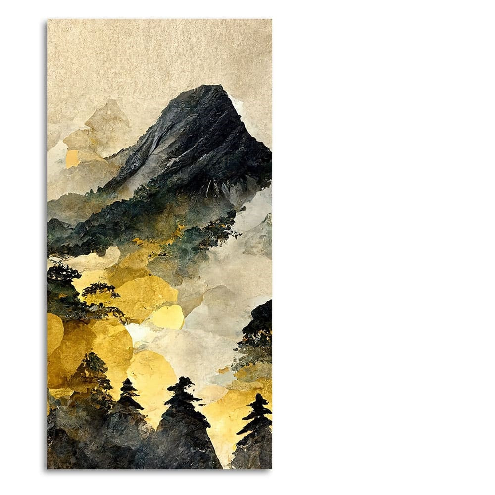 Mountain Scenery of Mount Fuji Canvas Wall Painting