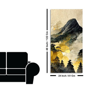 Mountain Scenery of Mount Fuji Canvas Wall Painting