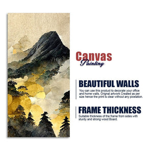 Mountain Scenery of Mount Fuji Canvas Wall Painting