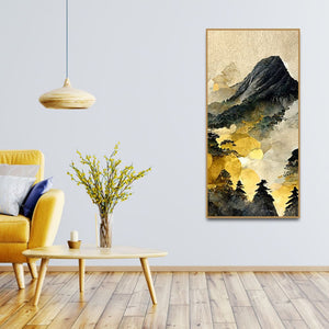 Mountain Scenery of Mount Fuji Canvas Wall Painting