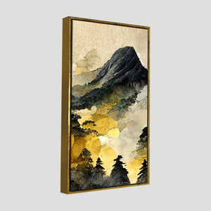 Mountain Scenery of Mount Fuji Canvas Wall Painting