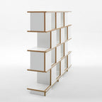 Multi-Level Wooden Bookshelf | Open Storage Rack for Living Room & Study