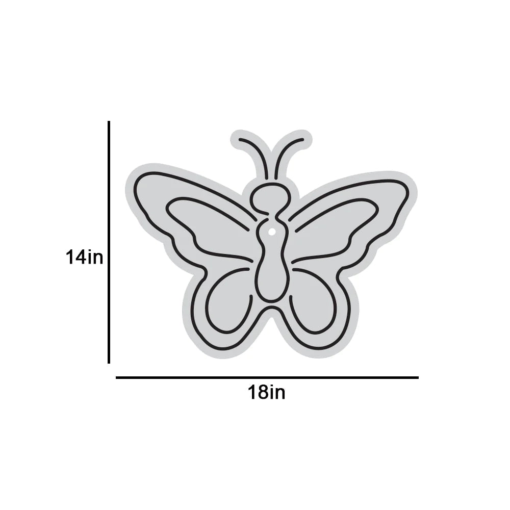 Multicolor Butterfly Design Neon LED Light