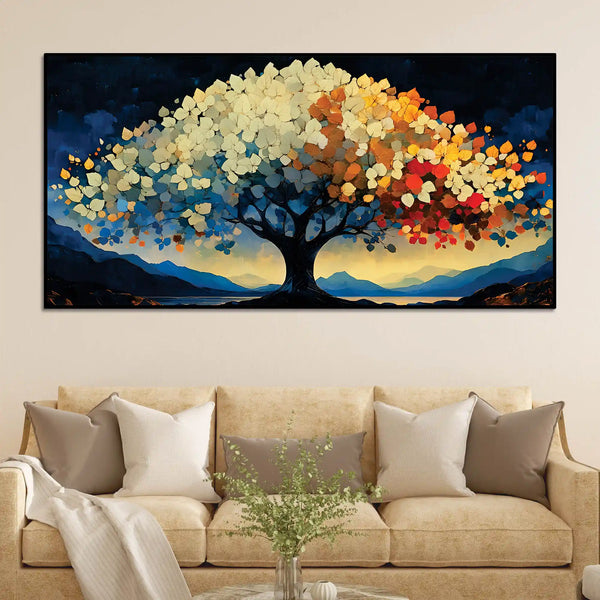 multicolor-tree-of-life-abstract-canvas-wall-painting
