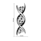 Musical DNA Modern Art Design Metal Art Wall Decor