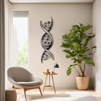 Musical DNA Modern Art Design Metal Art Wall Decor
