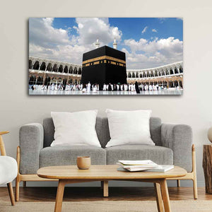 Muslim Wall Painting of Makkah al-Mukarramah