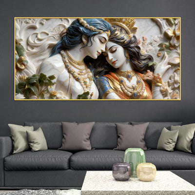 Mystical Love Couple Romantic Bond 3D Canvas Wall Painting