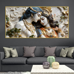 Mystical Love Couple Romantic Bond 3D Canvas Wall Painting