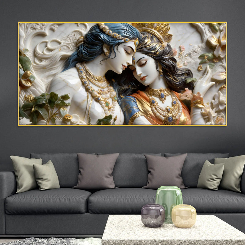 Mystical Love Couple Romantic Bond 3D Canvas Wall Painting