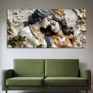 Mystical Love Couple Romantic Bond 3D Canvas Wall Painting