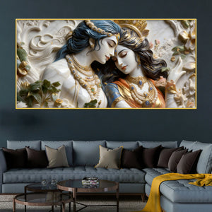 Mystical Love Couple Romantic Bond 3D Canvas Wall Painting