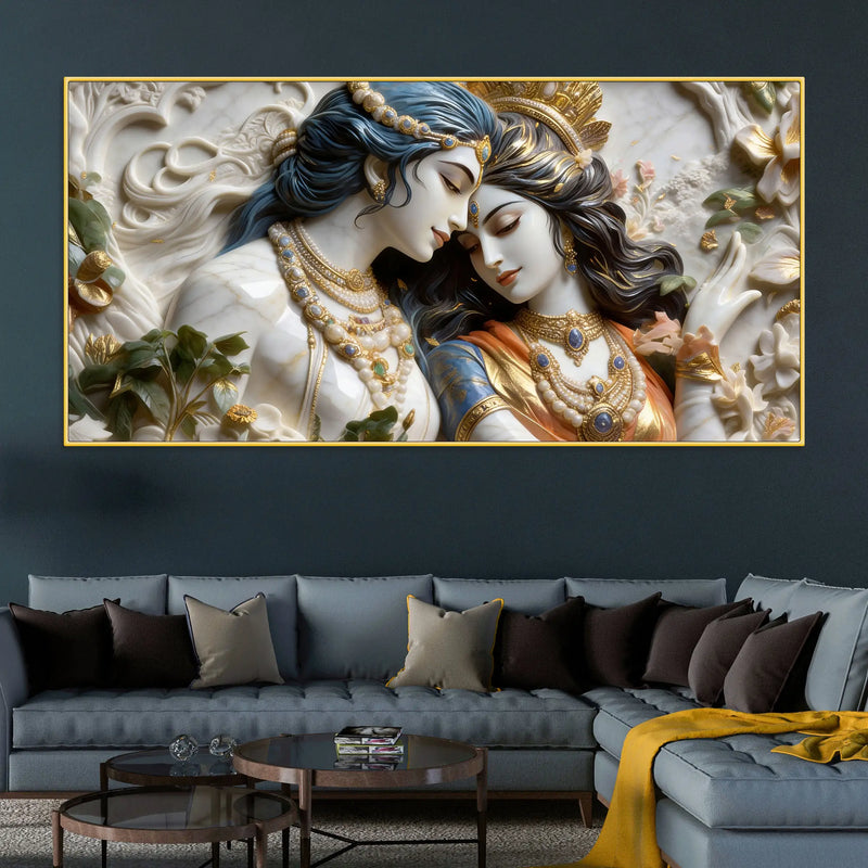 Mystical Love Couple Romantic Bond 3D Canvas Wall Painting