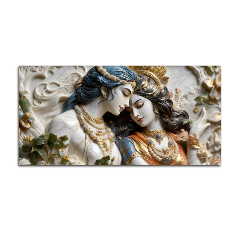 Mystical Love Couple Romantic Bond 3D Canvas Wall Painting