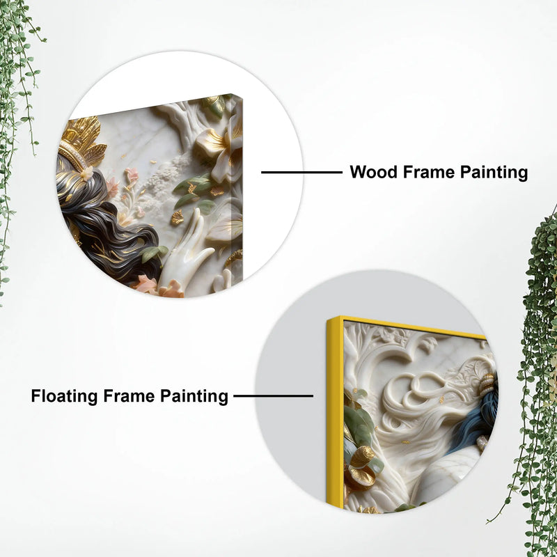 Mystical Love Couple Romantic Bond 3D Canvas Wall Painting
