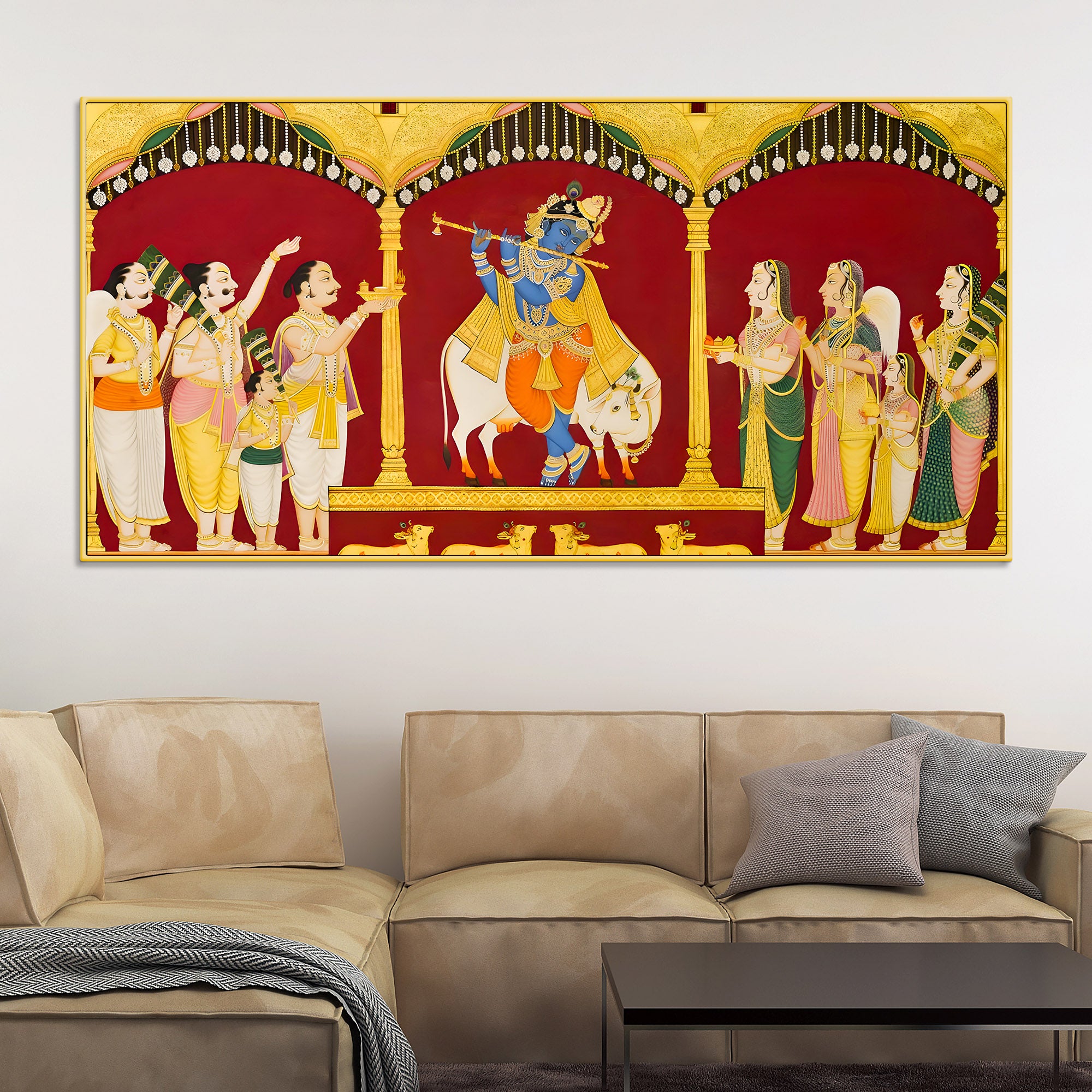 mythological-krishna-wall-painting-spiritual-living-room-decor