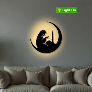 Namaaz a Quiet Meditation Metal Art Wall Decor